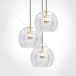 Pendant design lamp   Pleated Crystal by Marc Wood Studio D30
