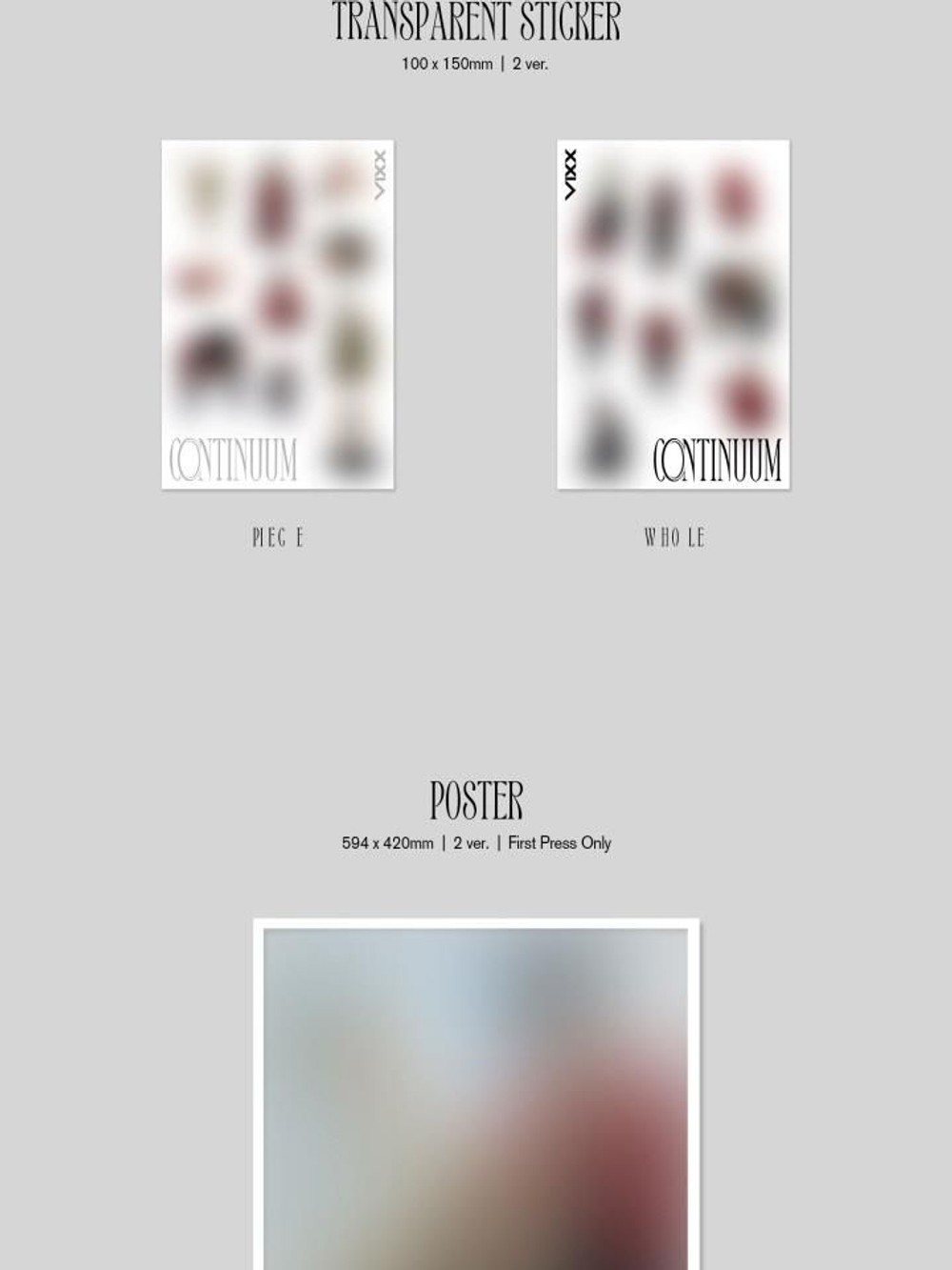 Альбом VIXX - CONTINUUM 5th Mini Album 2 Version SET