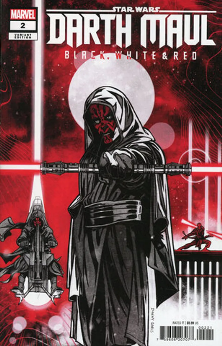 Star Wars Darth Maul Black White & Red #2 (Cover B)