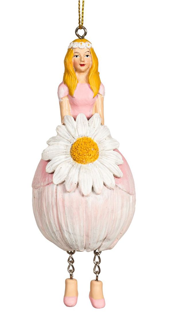 Фигурка декоративная Fiebiger Floristik: Blumenmädchen (цветочная фея) Ромашка