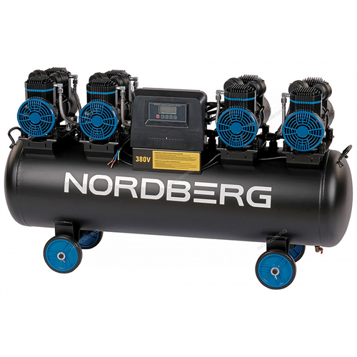 NORDBERG (NCEO120/1000) Компрессор безмасляный 380 В, ресивер 120 л, 1000 л/мин