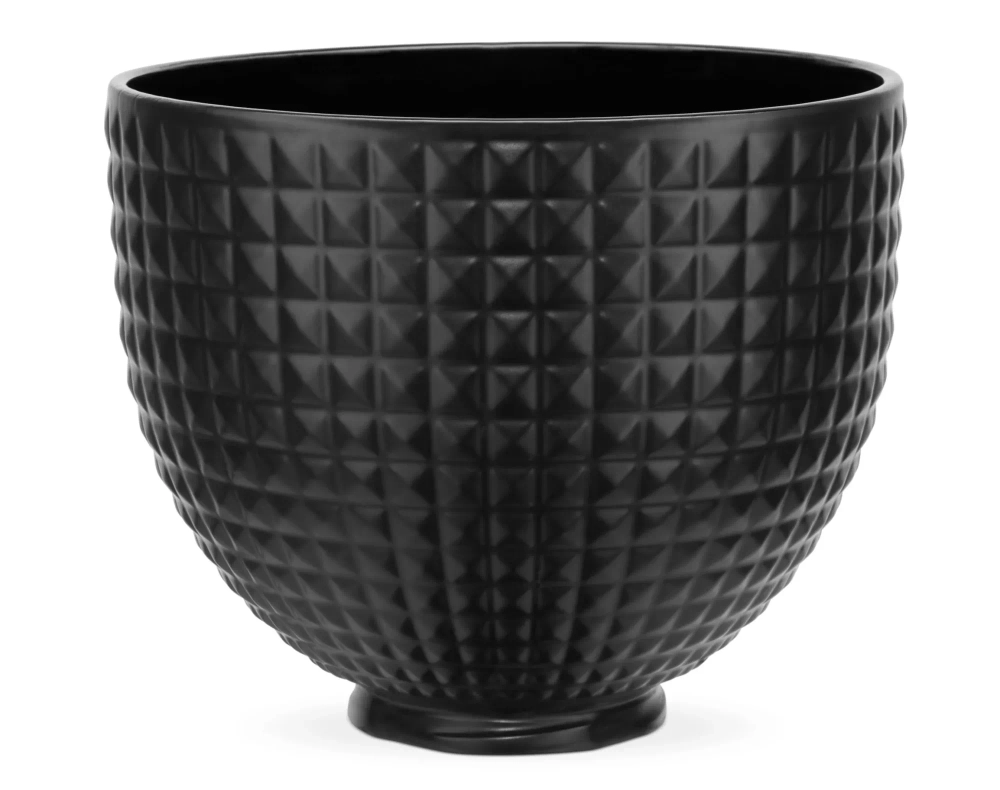 KitchenAid Керамическая чаша 4,7 л Black Studded EAN 8003437646805