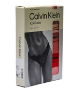 Кружевное трусики 3 пары Calvin Klein Underwear - персиковый(000QD5069E)
