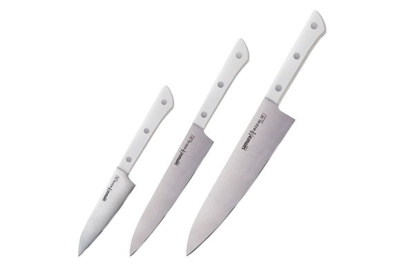 Цена наНабор из 3 кухонных ножей Samura Harakiri  