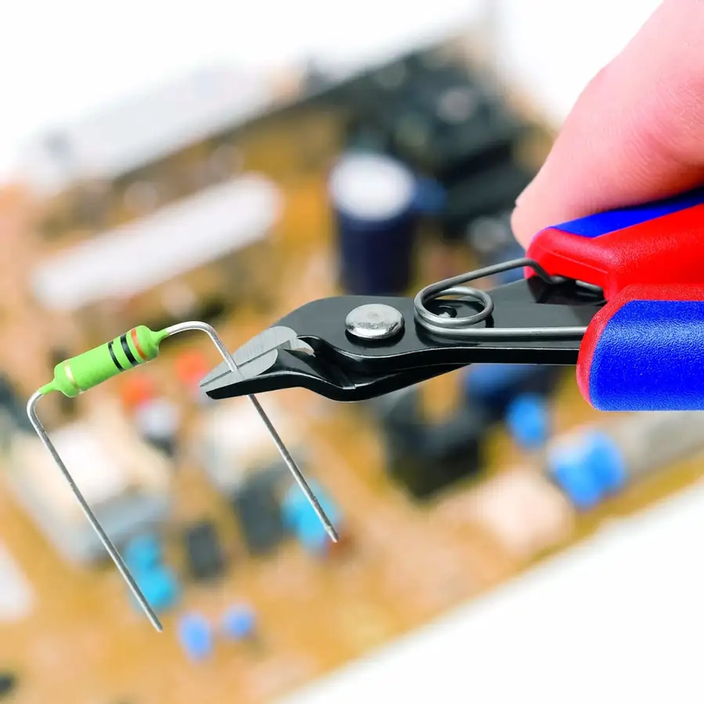 Кусачки для электроники Electronic Super Knips® чернёные 125 мм Knipex 78 61 125