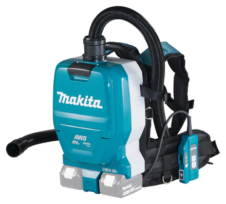 Уцененный аккумуляторный ранцевый пылесос Makita DVC265ZXU