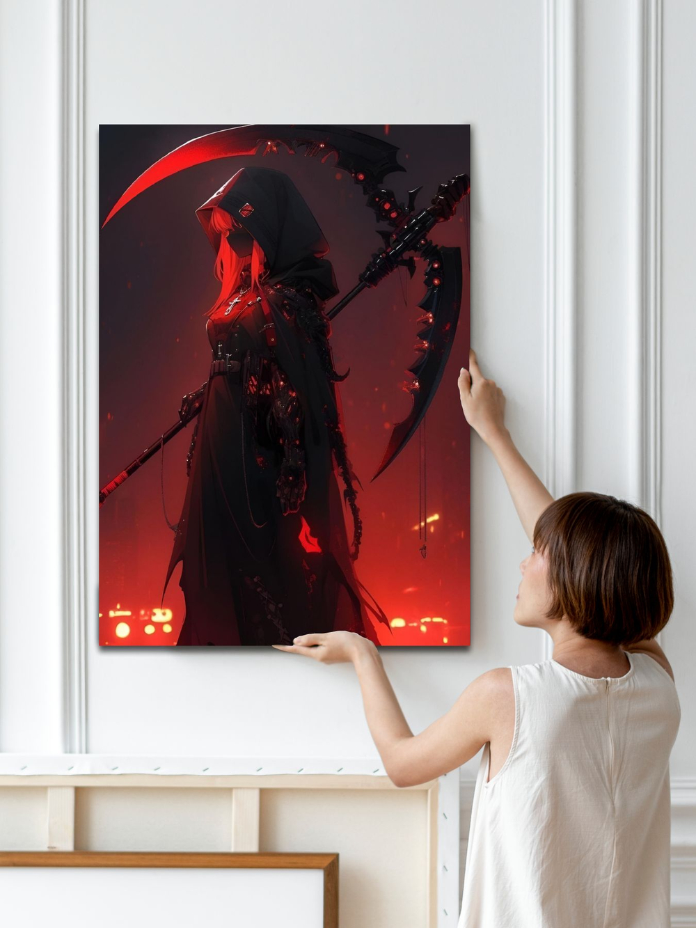Картина Сила Шарингана интерьерная 50x70см 1шт.
