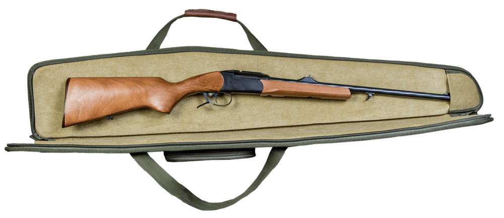 Кейс охотничий 120 с оптикой HOLSTER CLUB, из кожи, соты, Хольстер