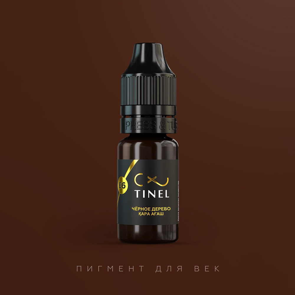 Купить пигмент для татуажа Tinel E6 Черное дерево