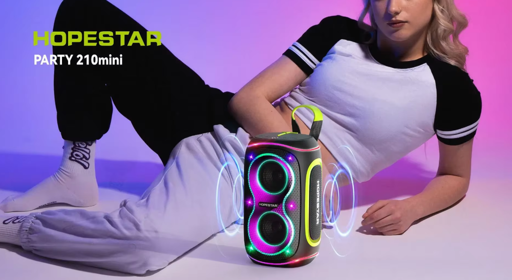 Портативная колонка Hopestar Party 210mini, 30Вт,черный