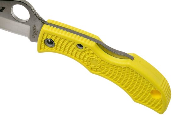 Складной нож Spyderco Ladybug LYLP3 c клинком из стали H1, рукоять FRN