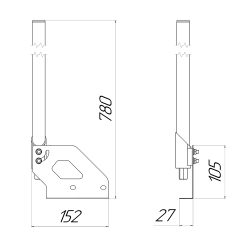Всенаправленная (круговая) 10 дБ 4G/WiFi антенна KC10-2300/2700 Белая