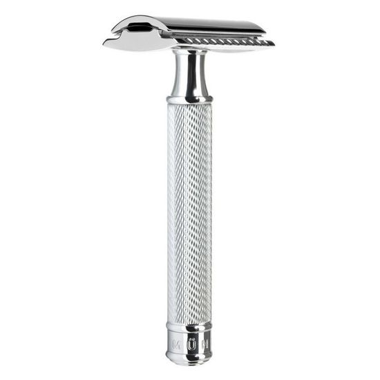 Т-образная бритва Muehle Traditional R 89, хром, closed comb