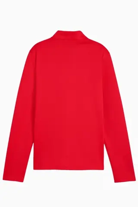Кофта Puma teamGOAL 1/4 Zip Top Junior - красный
