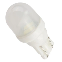 Лампочка светодиодная T10-1W Ceramic 12v белая KING T10-1W Ceramic W