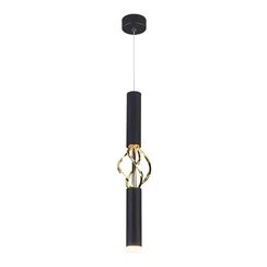 Подвесной светильник Lance 50191/1 LED черный/золото Eurosvet