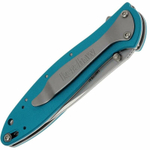 K1660TEAL Leek - нож складной, бирюзовая рукоять