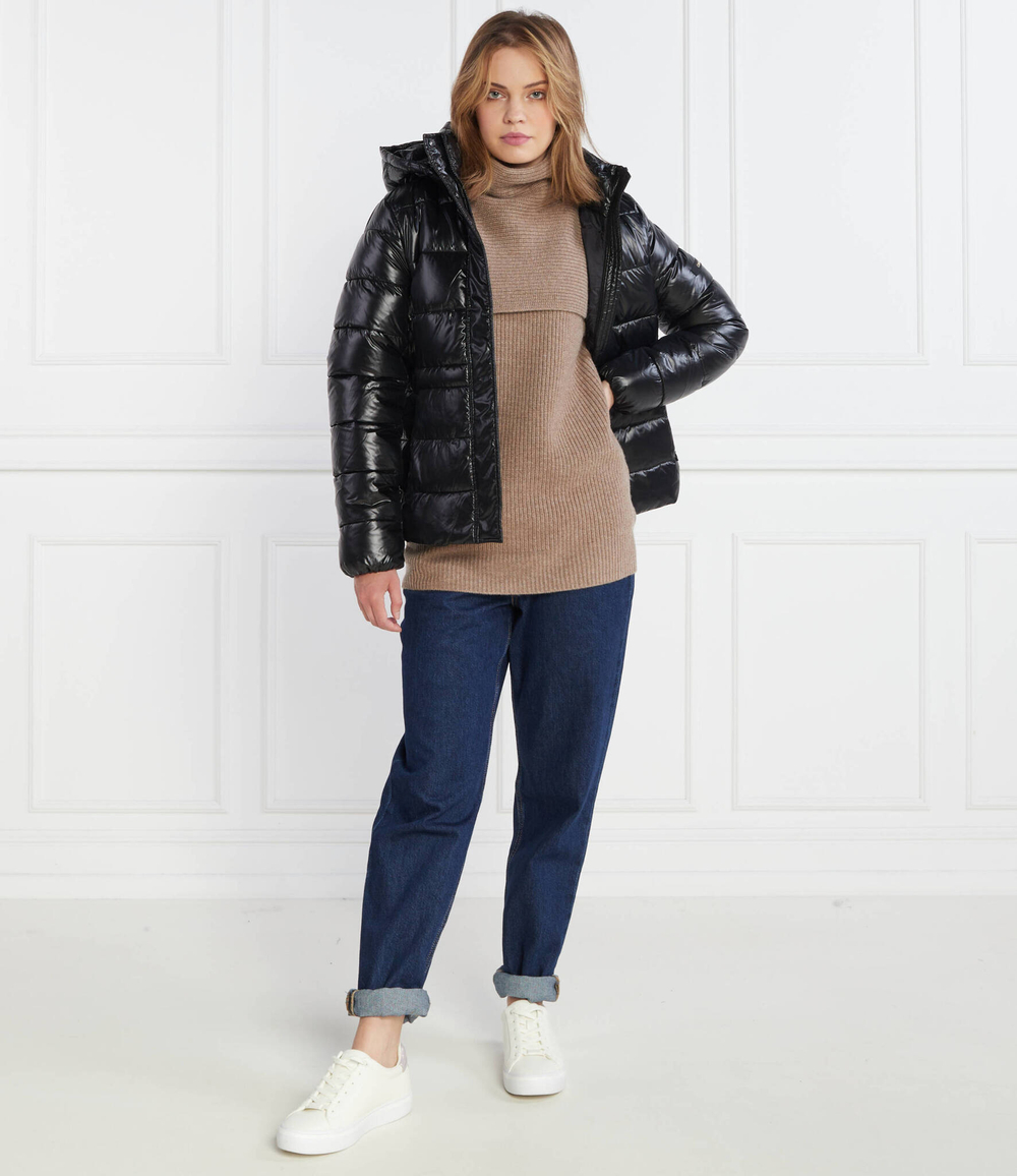 Хлопковый гольф recycled overlay sweater Calvin Klein - коричневый(K20K205986)