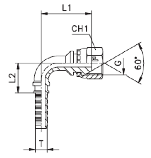 Фитинги BSP (Г) 90°