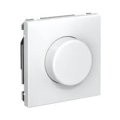 Светорегулятор поворотно-нажимной, LED, RC, 400 Вт Systeme Electric ArtGallery Белый GAL000123