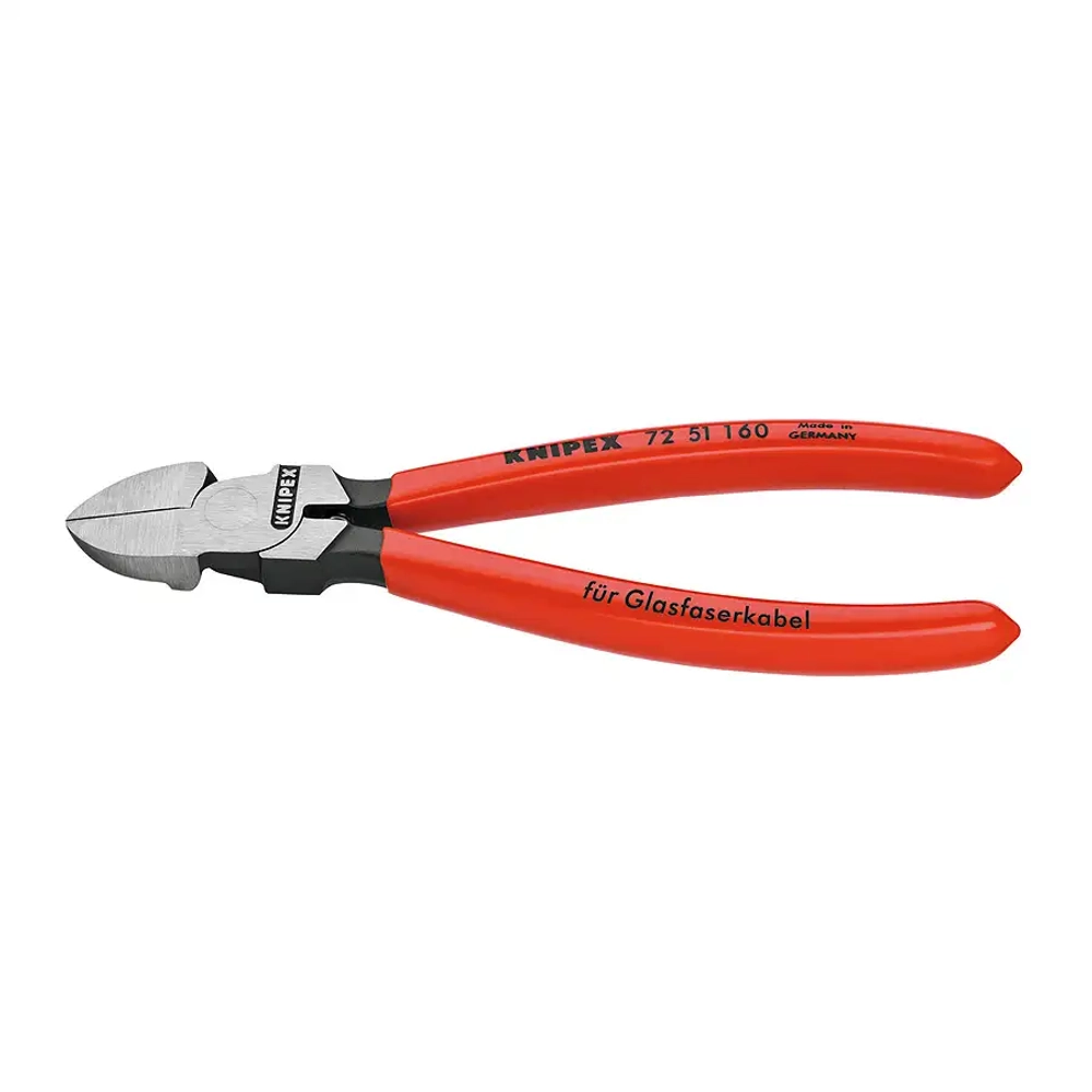 Кусачки боковые для световодов оптоволоконного кабеля 160 мм Knipex 72 51 160
