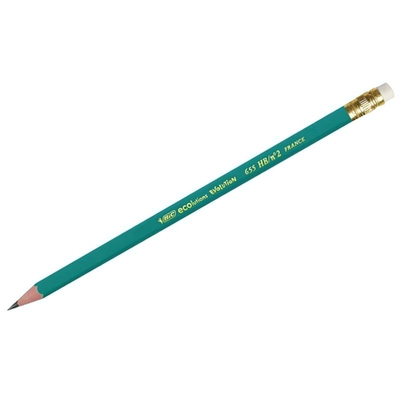 Карандаш ч/г HB "Evolution" с ластиком 180094 (Bic)
