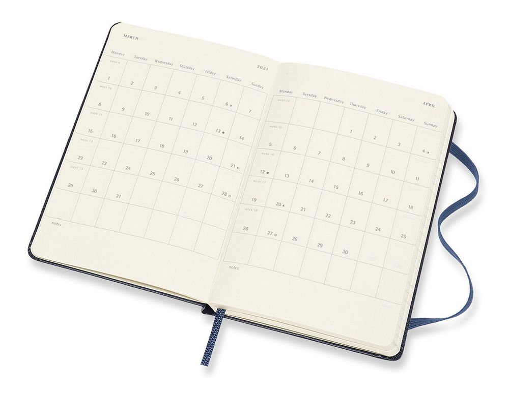 Еженедельник Moleskine Classic Weekly Pocket 144 стр (DHB2012WN2)