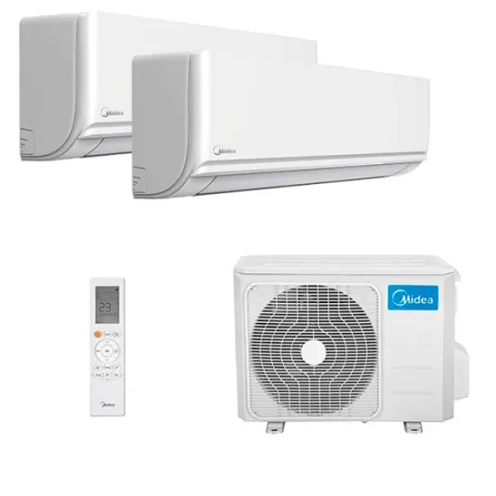 Мультисплит система на 2 комнаты Midea MMAG2-09N8D0-I x 2 / M2OH-14HFN8-Q1
