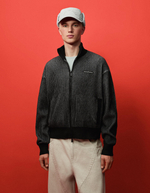 Мужская трикотажная куртка на молнии OUT OF CORE - BERSHKA