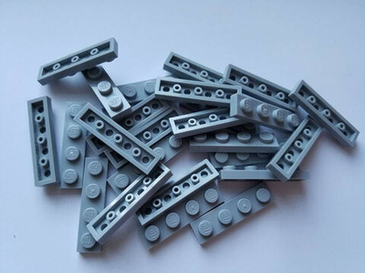Lego Плитка 1x4 (серая) 4211445