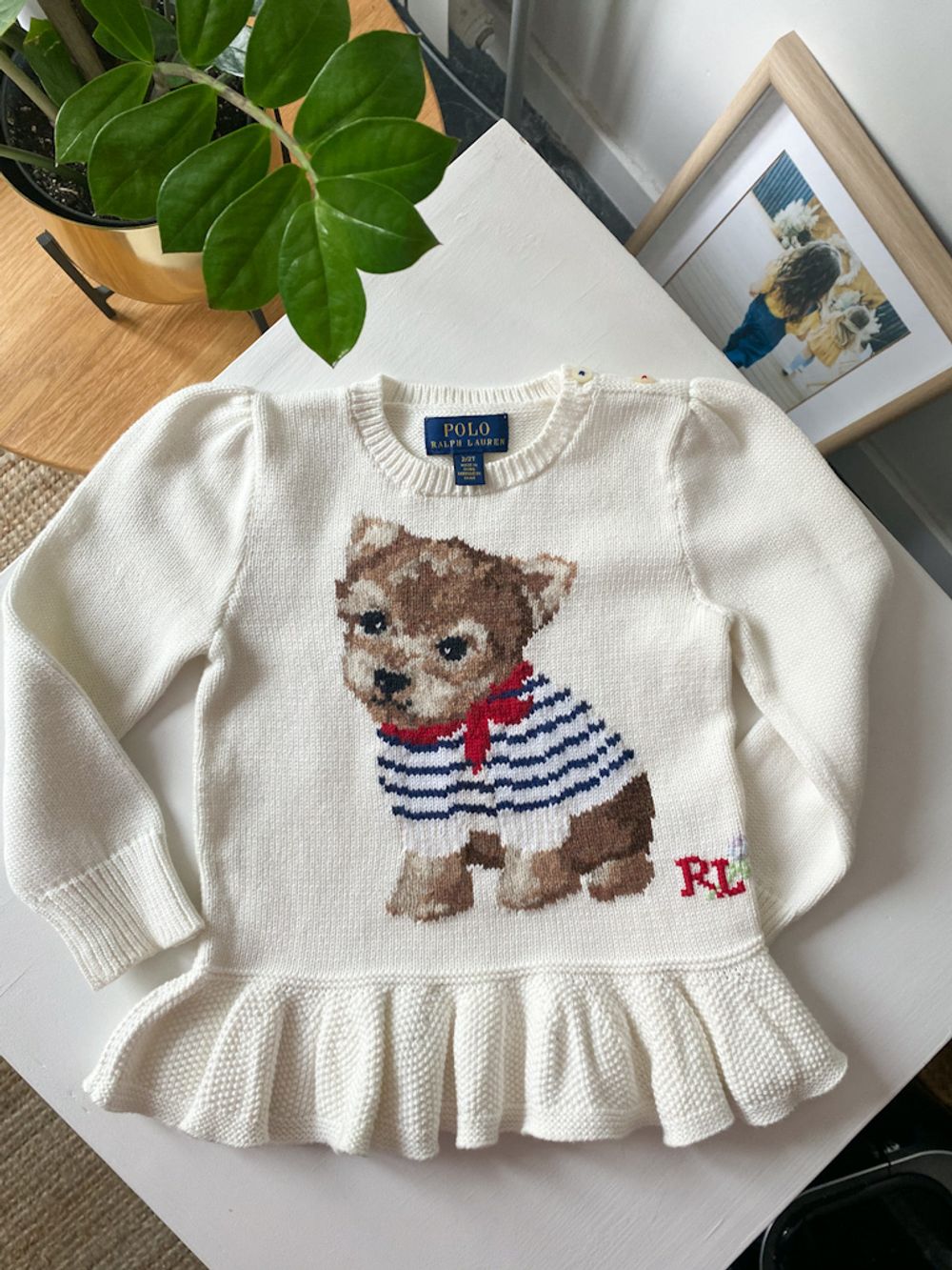 Новый хлопковый свитер Ralph Lauren, 92