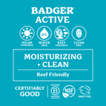 Badger, стик для лица, натуральное минеральное солнцезащитное средство, SPF 35, без запаха, 18,4 г (0,65 унции)
