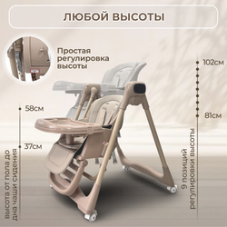 Стульчик-электрокачель BubaGO Aurora 4в1