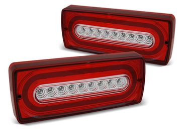 Задние фонари RED WHITE LED SEQ для Mercedes G W463