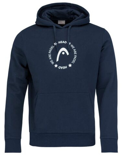 Мужская теннисная кофта Head Padel Hoodie Men - dark blue