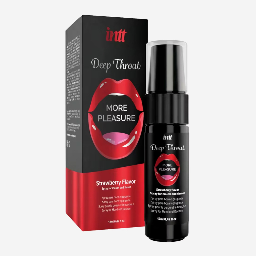 Спрей для оральных ласк Intt Deep Throat Клубника