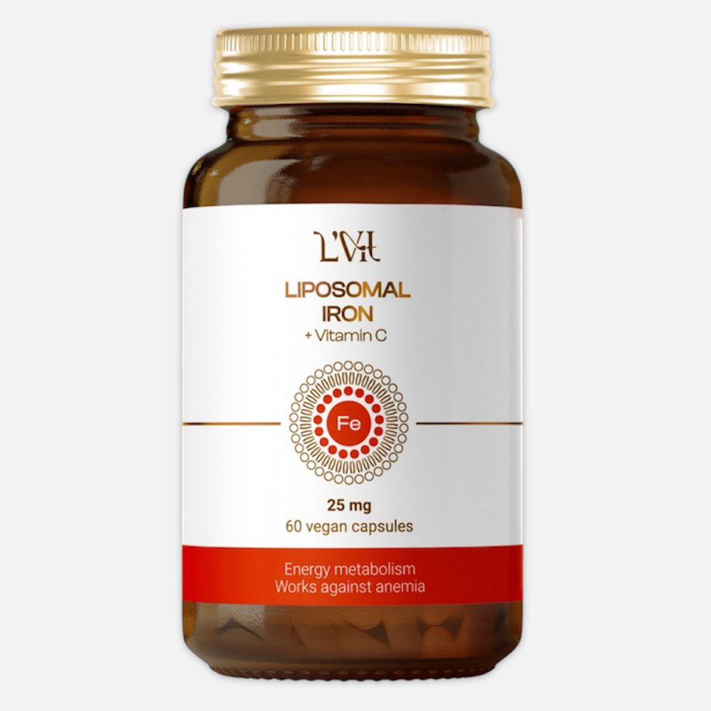 Liposomal Iron + Vitamin C, 60 капсул Liposomal Iron + Vitamin C, 60 капсул