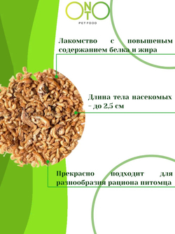 Гаммарус сушёный ONTO (лакомство), 25 г