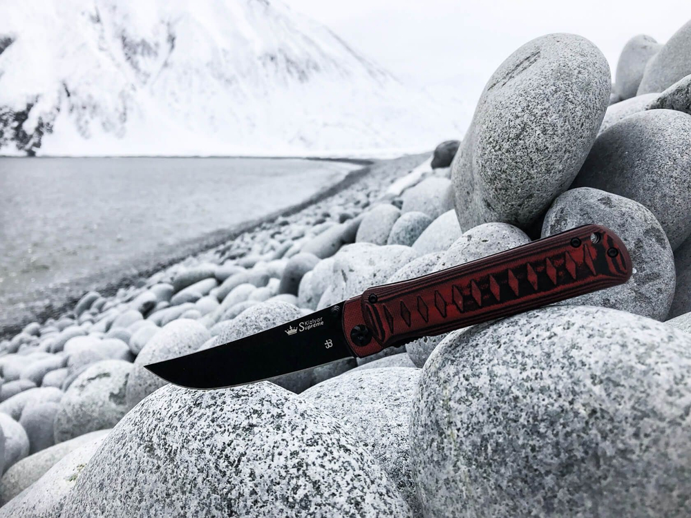 Складной Нож Whisper AUS-10Co SW Red