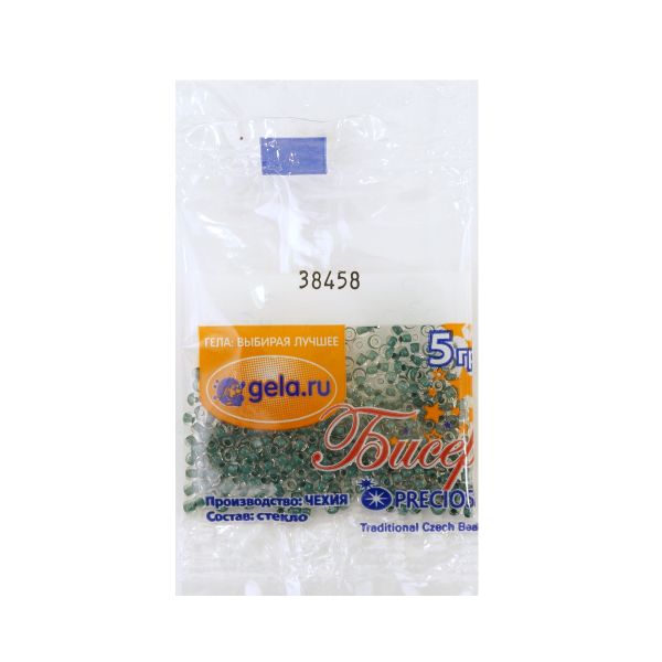 Бисер Preciosa 10/0, 50 г (10 шт по 5 г), цв.38458