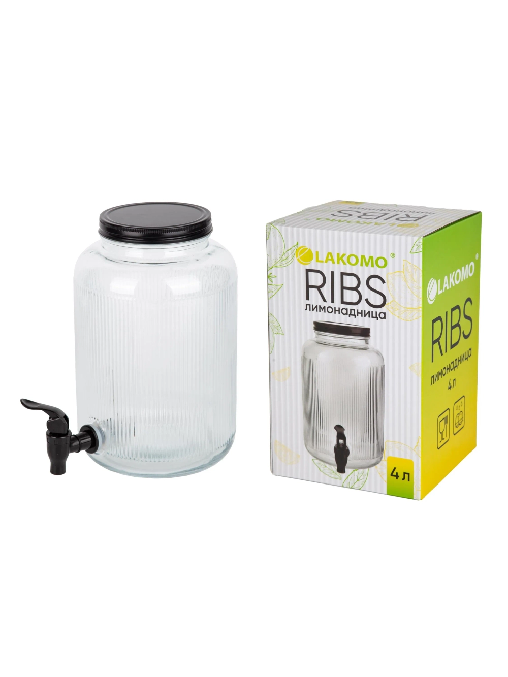 "Ribs" Лимонадница 4л