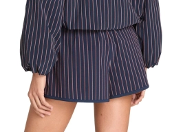 Женские теннисные шорты Wilson Ellyn Stripe - classic navy