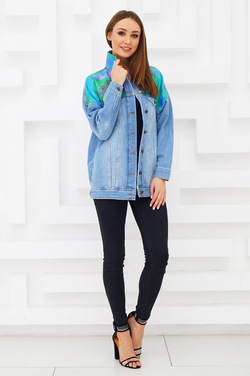 LIGVIANNI Джинсовая куртка Denim Jacket Lion