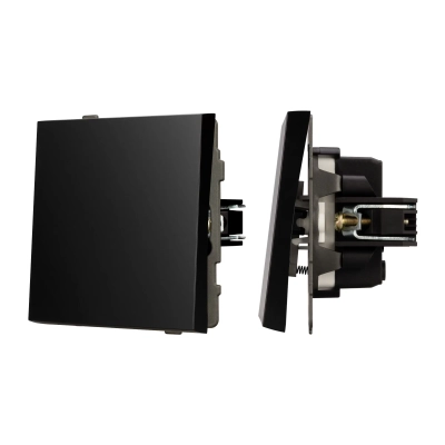 Механизм звонкового выключателя SWT-TENDO-MKR1-PL-BK (230V, 10A) (Arlight, -)