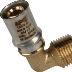 Угольник-переходник с наружной резьбой    1/2"х16