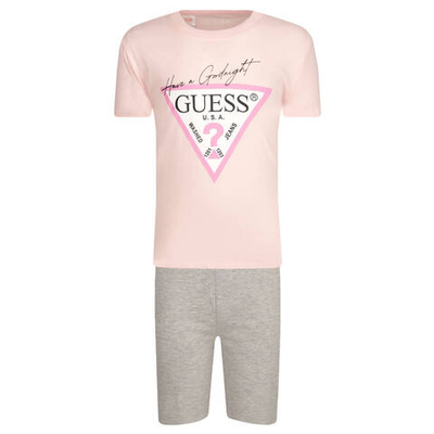 пижамы Guess - пудро-розовый(H1BJ10 K8HM0)