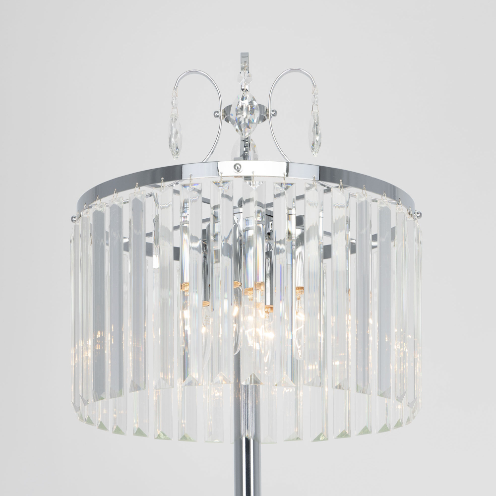 Citilux Инга CL335941 Торшер хрустальный Хром