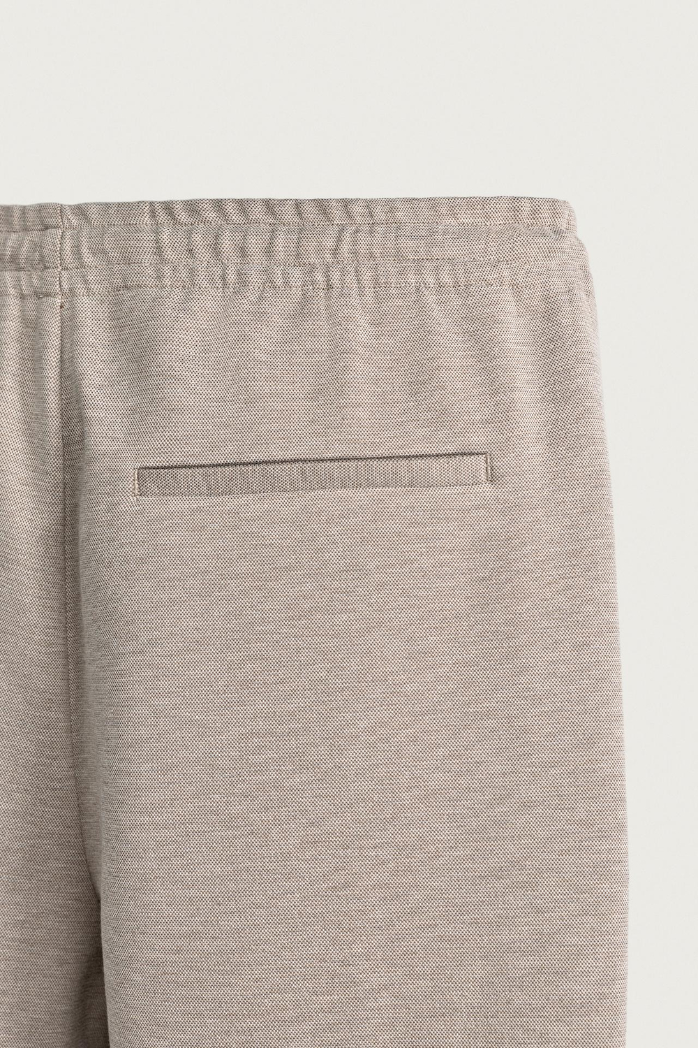 ZARA БРЮКИ-ДЖОГГЕРЫ NON IRON КОМФОРТНОЙ ПОСАДКИ, ТЕМНЫЙ РЫЖЕВАТО-КОРИЧНЕВЫЙ