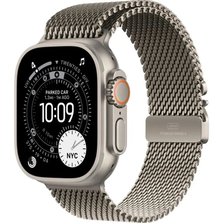 Умные часы Apple Watch Ultra 3 49 мм Natural Titanium Case with Natural Titanium Milanese Loop - S