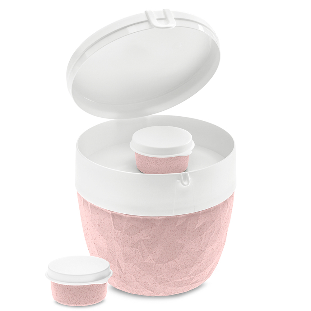 Ланч-бокс Koziol Club Bento Organic розовый